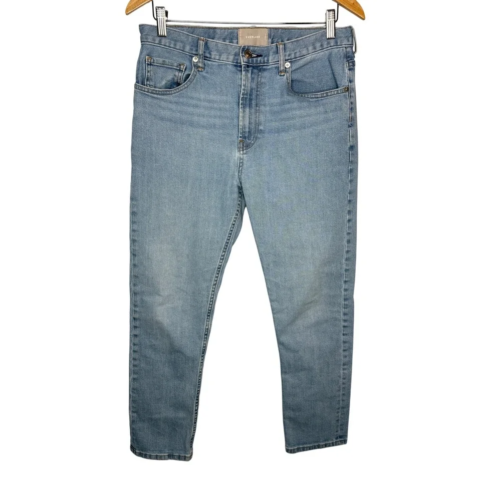 Everlane Boyfriend Jeans Womens 29 Regular Blue Denim‎ High Rise Slim Leg Casual